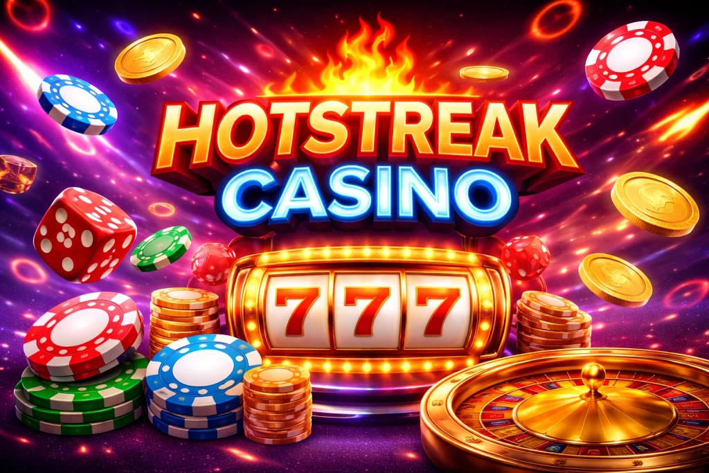 Hotstreak Casino online slots and games banner